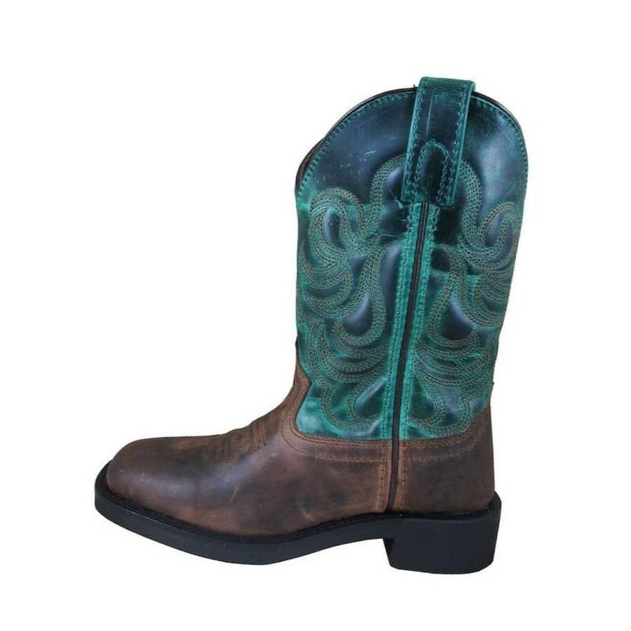 Smoky Mountain Western Boots Boys Tucson Square Toe Pull On 3224Y Image 1