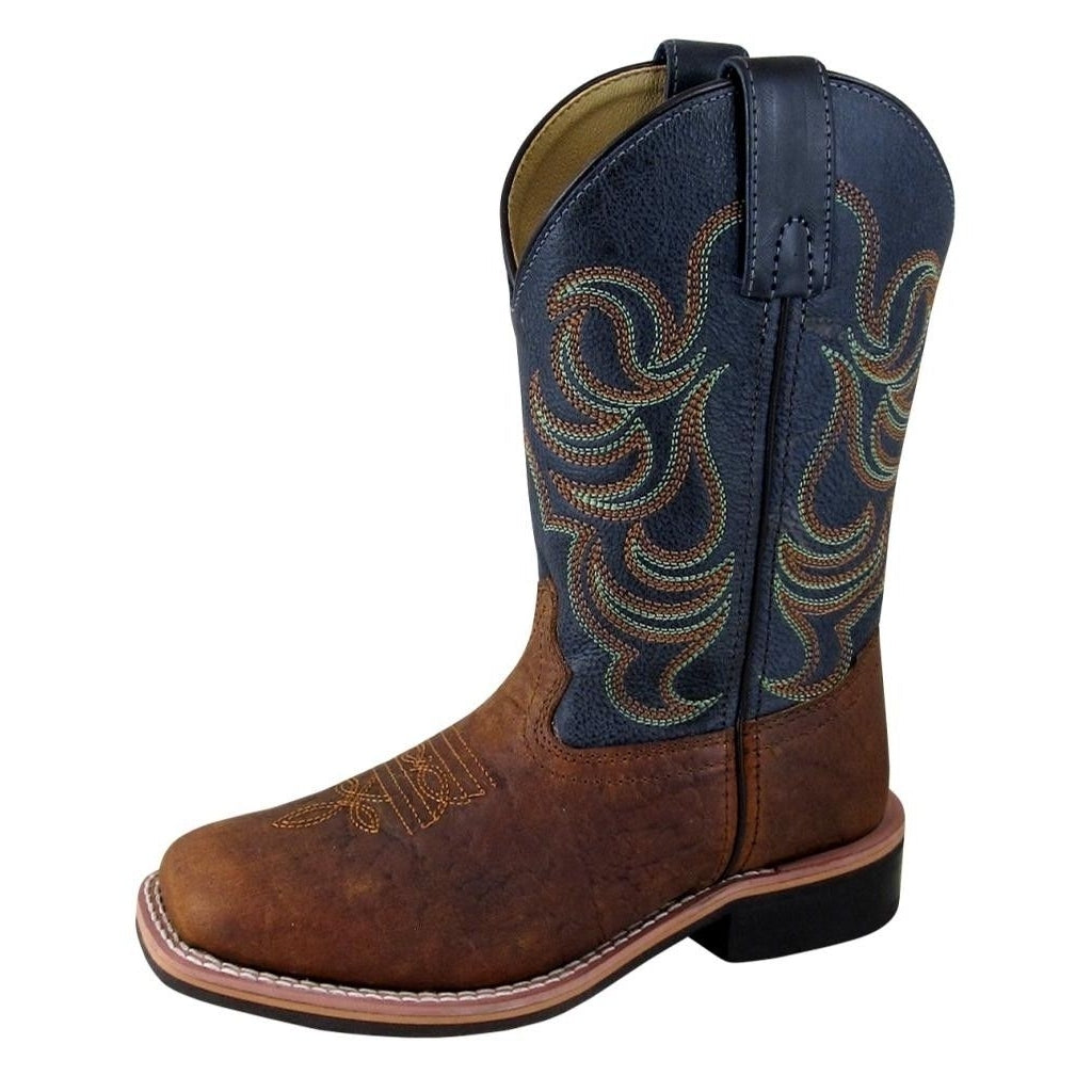 Smoky Mountain Western Boots Boys Jesse Square Toe Brown 3749Y Image 1