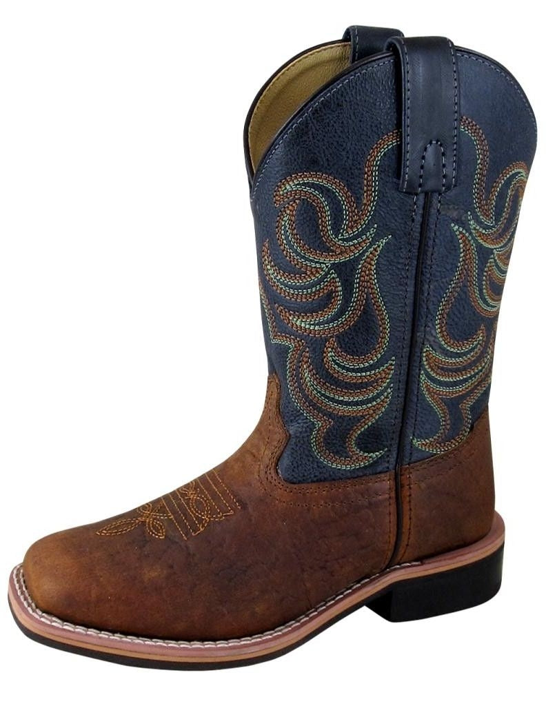 Smoky Mountain Western Boots Boys Jesse Square Toe Brown 3749C Image 1