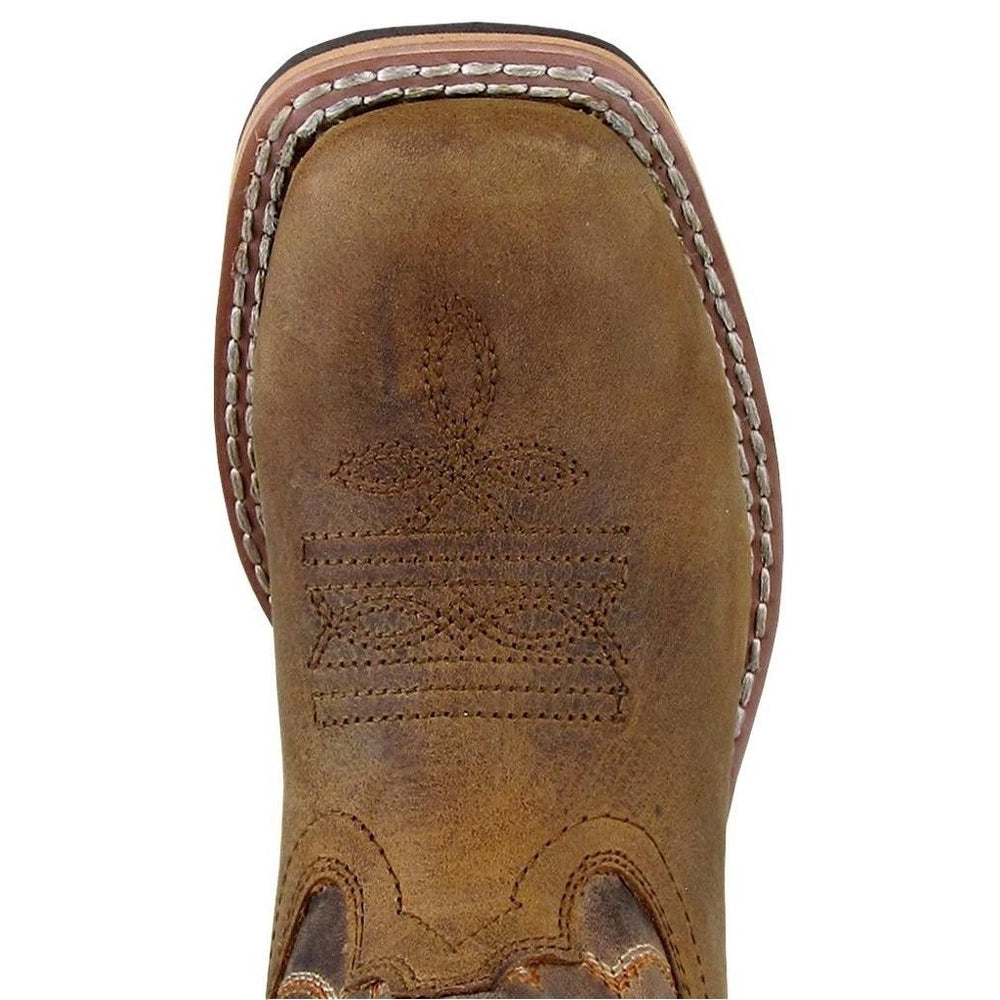 Smoky Mountain Western Boots Boys Jesse Square Toe Brown Crackle 3662C Image 2