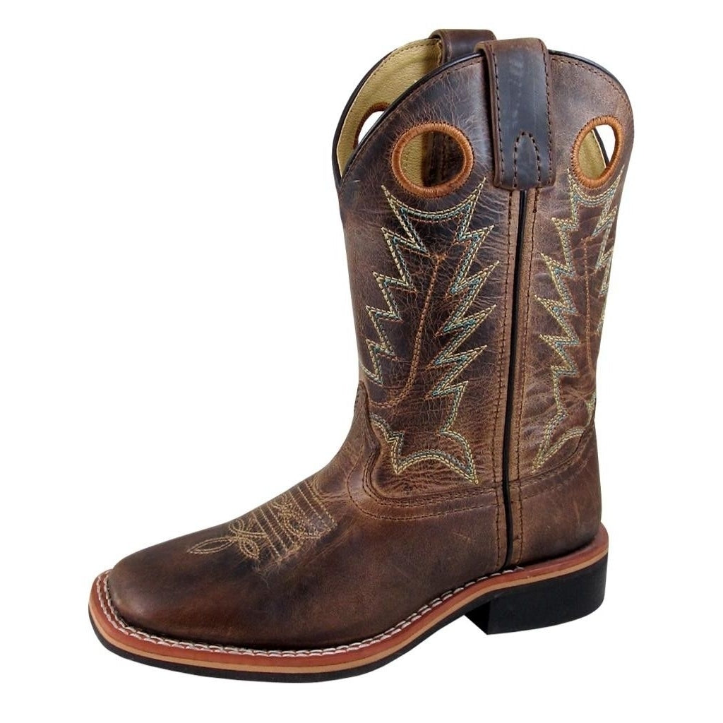 Smoky Mountain Western Boots Boys Jesse Square Toe Brown 3668Y Image 1