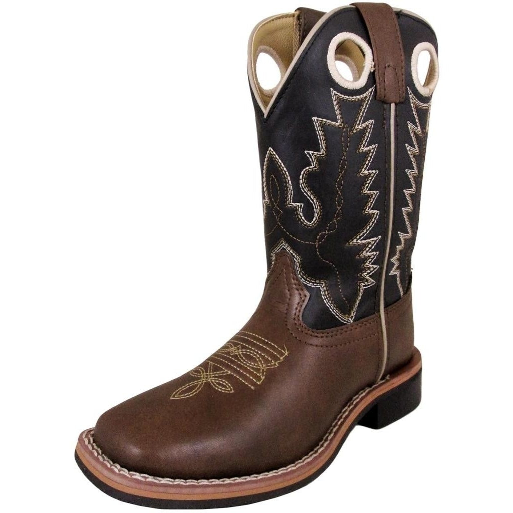 Smoky Mountain Western Boots Boys Blaze Leather Brown Black 1685C Image 1