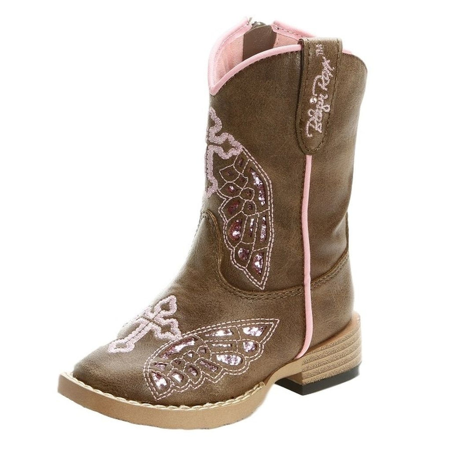 Blazin Roxx Western Boots Girls Gracie Cross Wings Infant 4413202 Image 1