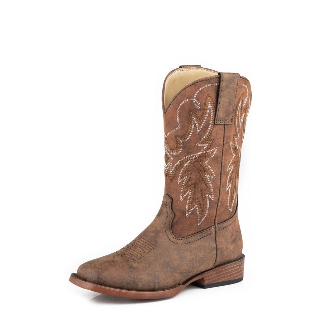 Roper Western Boots Boys Heritage 9" Brown 09-018-1900-3367 BR Image 1