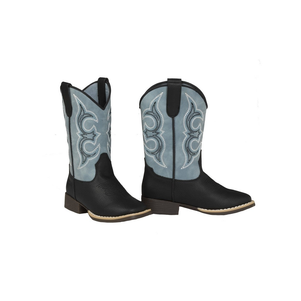 Twister Western Boots Boys Killian Square Toe Blue Black 446003388 Image 2