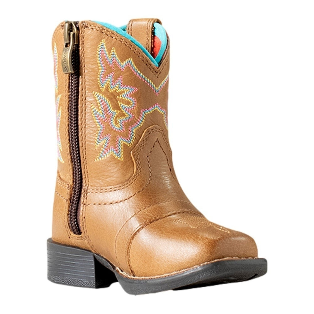 Ariat Western Boots Girls Delilah Side Zipper Square Toe A441003602 Image 2