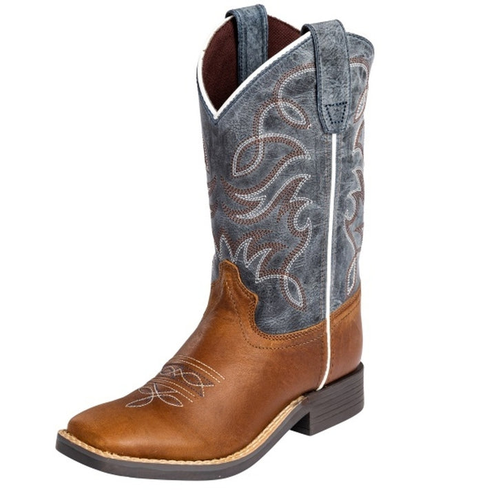 Cowboy Legend Western Boots Boys Square Toe Pull On 701-30K-CTR Image 1