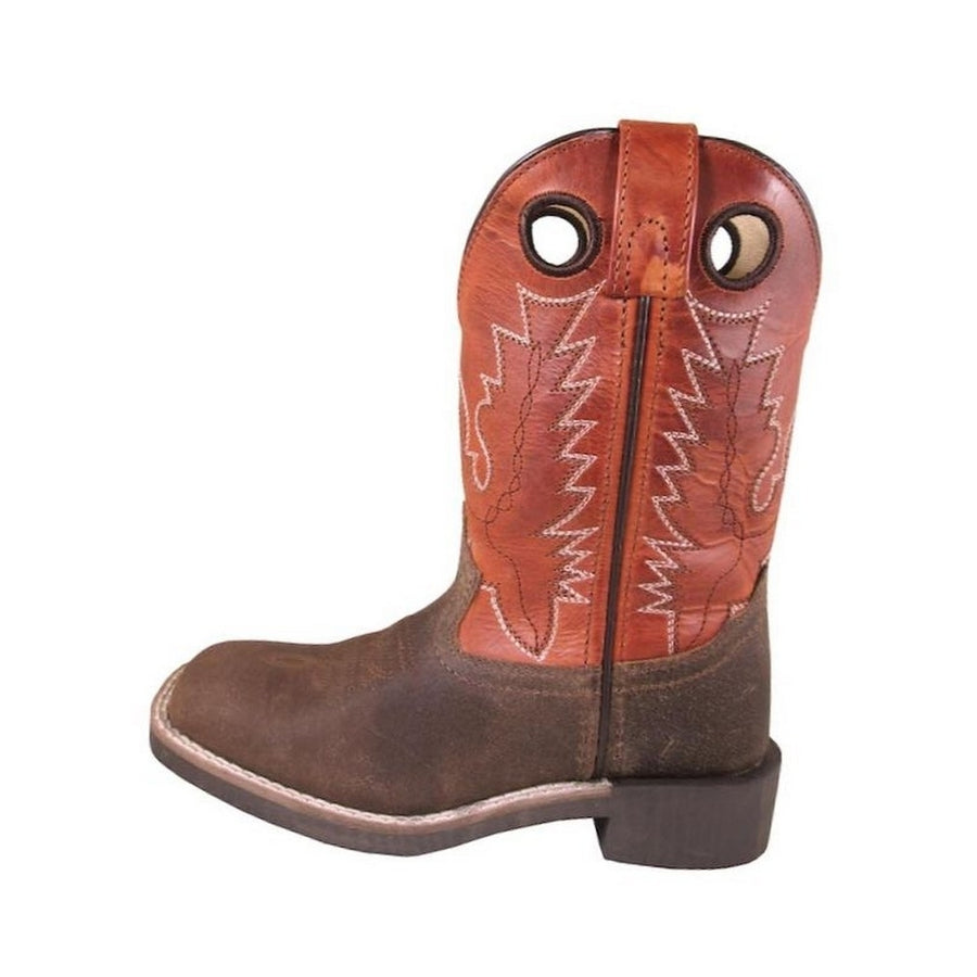 Smoky Mountain Western Boots Boys Bronco Square Toe Pull On 3245Y Image 1