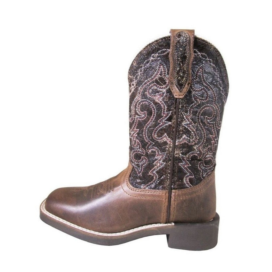 Smoky Mountain Western Boots Boys Odessa Leather Brown 3239C Image 1