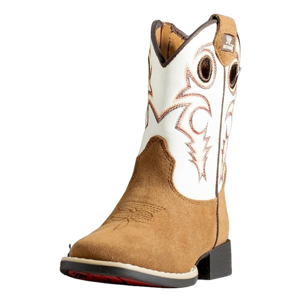 Twister Western Boots Boys Trey Square Toe Roughout Brown 443004602 Image 1