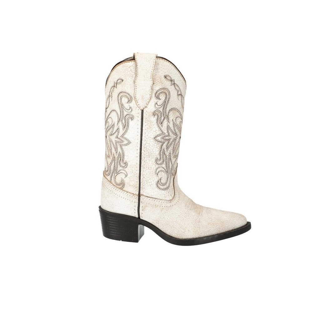 Smoky Mountain Western Boots Girls Carolina Pointed Toe White 3309Y Image 3