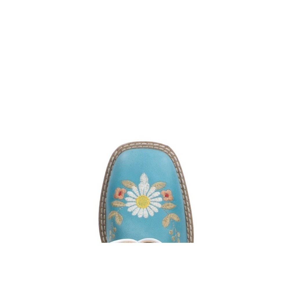 Smoky Mountain Western Boots Girls Desert Flowers Turquoise 3305Y Image 4