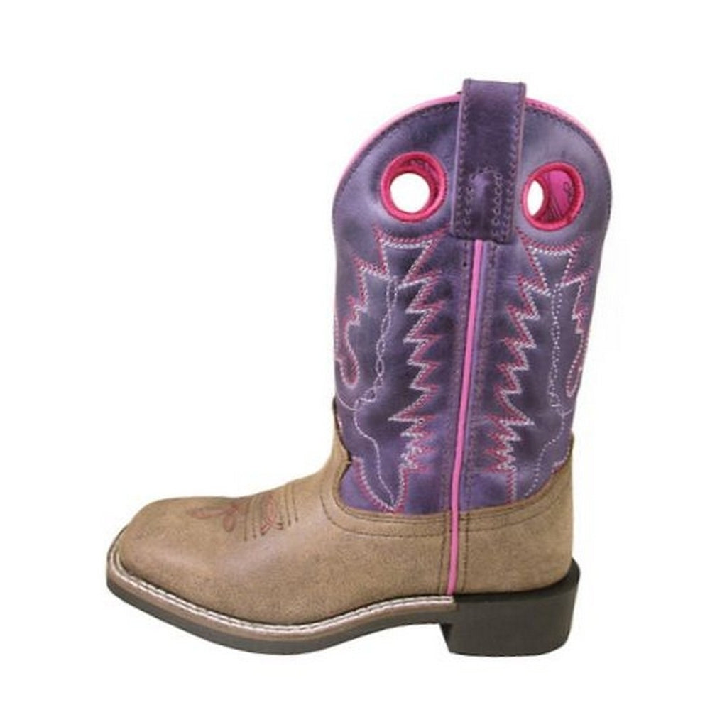 Smoky Mountain Western Boots Girls Tracie Leather Purple 3122C Image 1