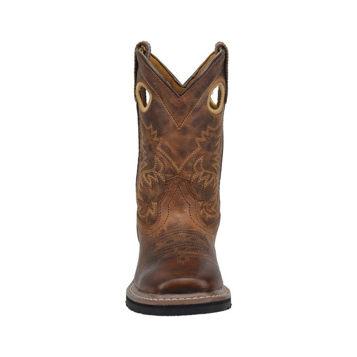 Dan Post Western Boots Boys 9" Amarillo Leather Brown DPC3932 Image 3