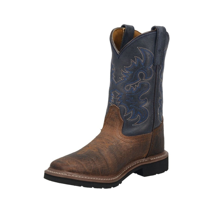 Dan Post Western Boots Boys 9" Brantley Leather Rust DPC3938 Image 1