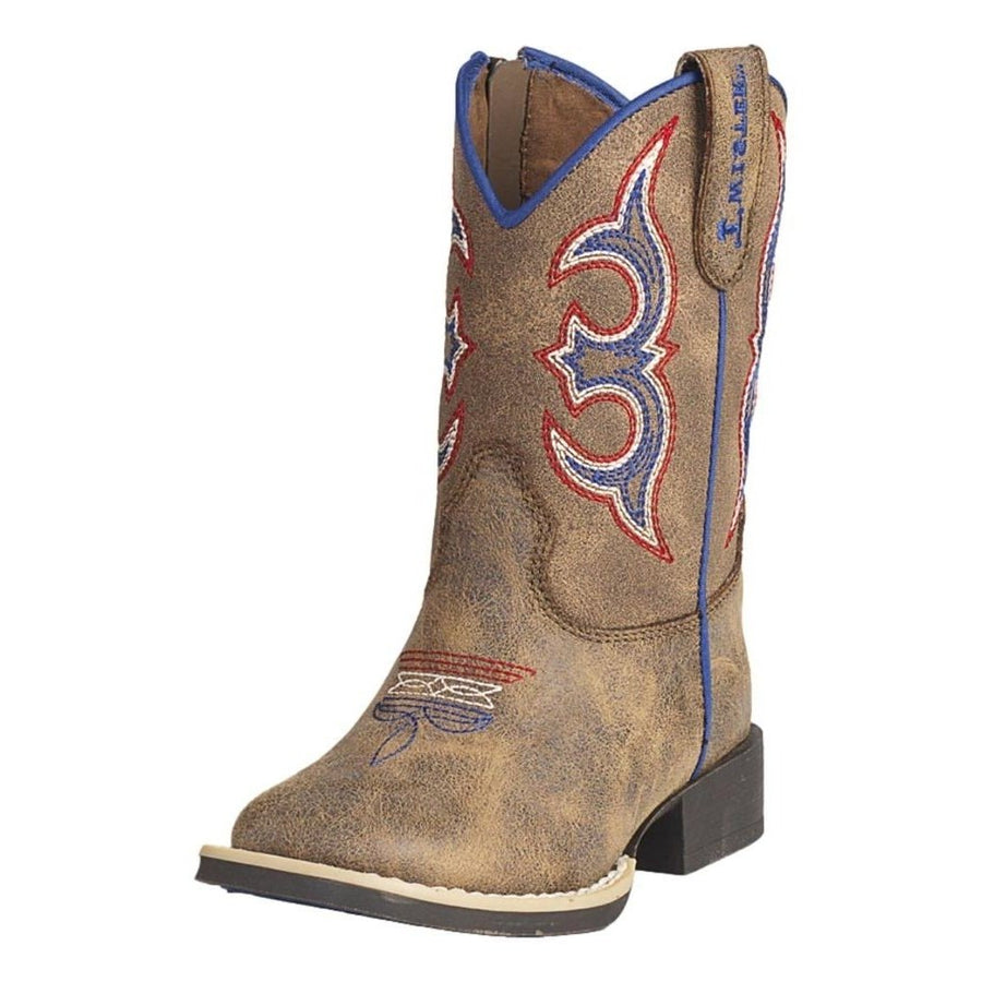 Twister Western Boots Boys Bennett Side Zip TPR Sole 4413802 Image 1