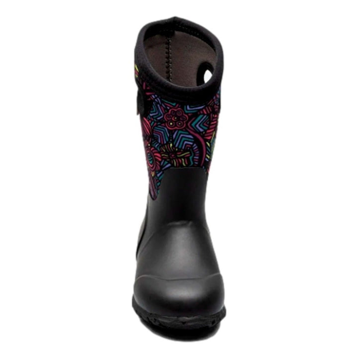 Bogs Outdoor Boots Girls Floral Wild Garden Print Easy On 72885 Image 2