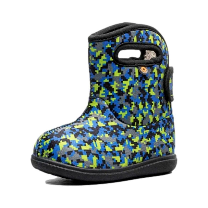 Bogs Outdoor Boots Boys Camo Digital Maze Print Washable 72899I Image 1