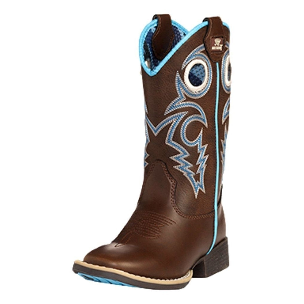 Twister Western Boots Boys Hudson Square Toe Zipper Brown 4417902 Image 1