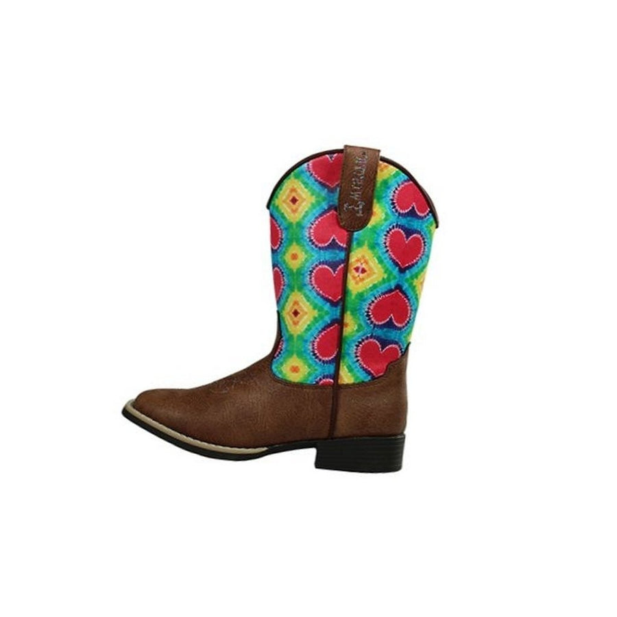 Twister Western Boots Girls Abigale Round Toe Tie Dye Pattern 4443602 Image 1