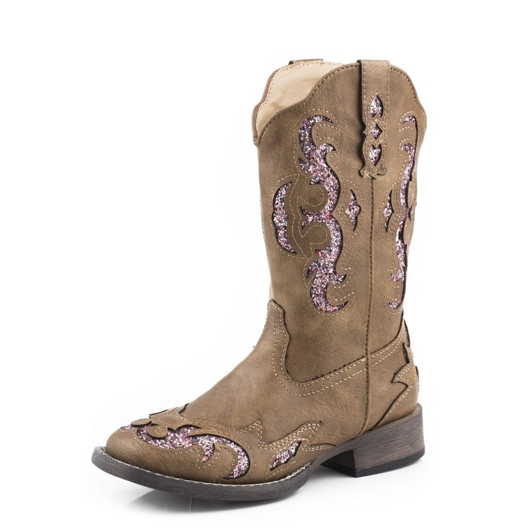 Roper Western Boots Girl Gypsy Padded Underlay 09-018-1903-2926 TA Image 1