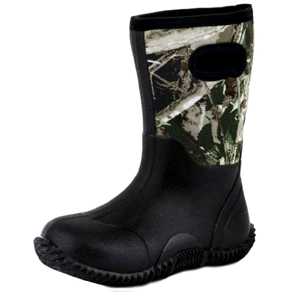 Roper Outdoor Boots Boy Camo Neoprene Rubber Black 09-018-1136-0574 MU Image 1