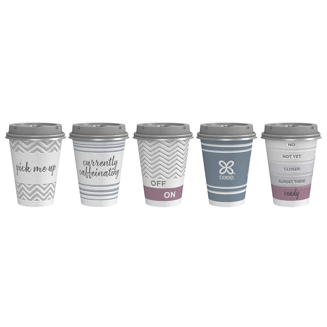 Dixie To Go 12 Ounce Insulated Cup and Lid 100 Count Image 3