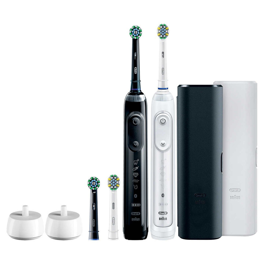 Oral-B Genius X Rechargeable Electric Toothbrush 2 Pack Image 3