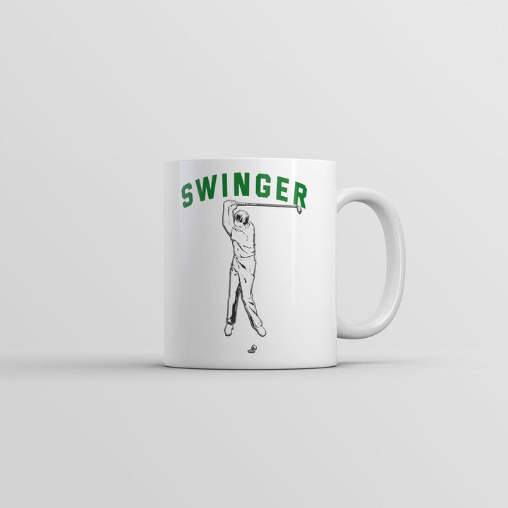 Swinger Mug Funny Sarcastic Golfing Novelty Coffee Cup-11oz Image 1