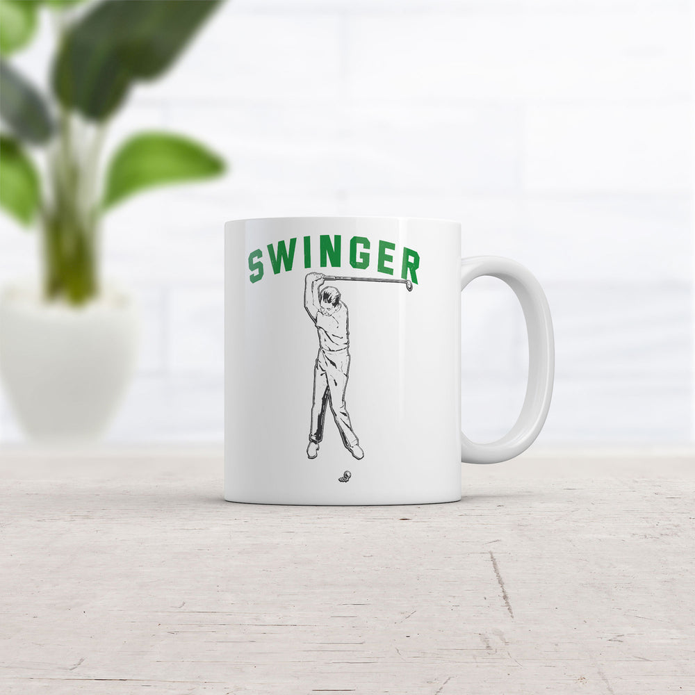 Swinger Mug Funny Sarcastic Golfing Novelty Coffee Cup-11oz Image 2