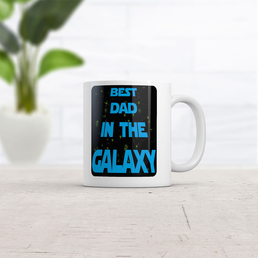 Best Dad In The Galaxy Mug Funny Fathers Day SciFi Movie Novelty Coffee Cup-11oz Image 2