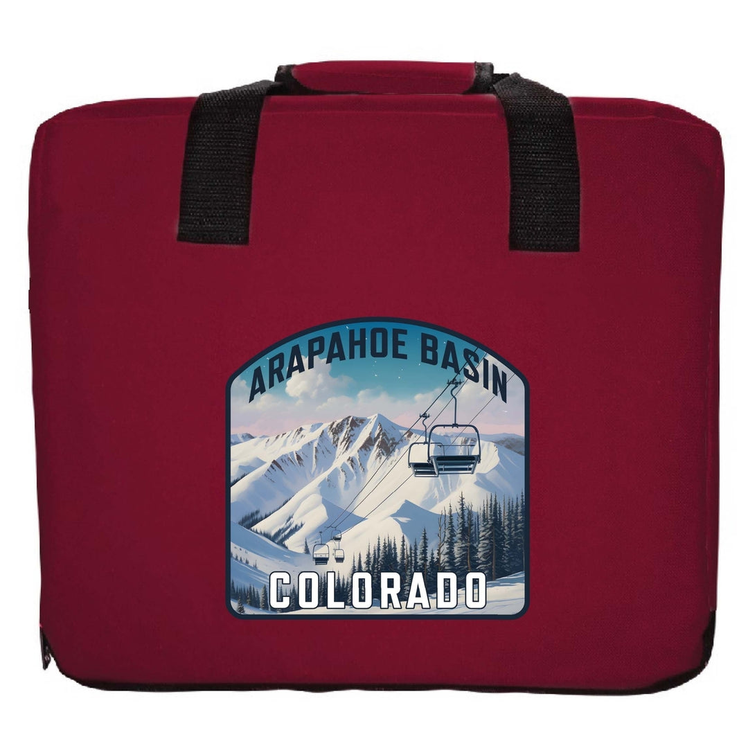 Arapahoe Basin Design B Souvenir Destination Seat Cushion Image 1