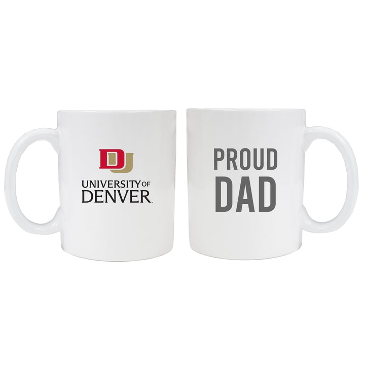 California State University Proud Mom and Dad Ceramic Coffee Mug - White Image 1