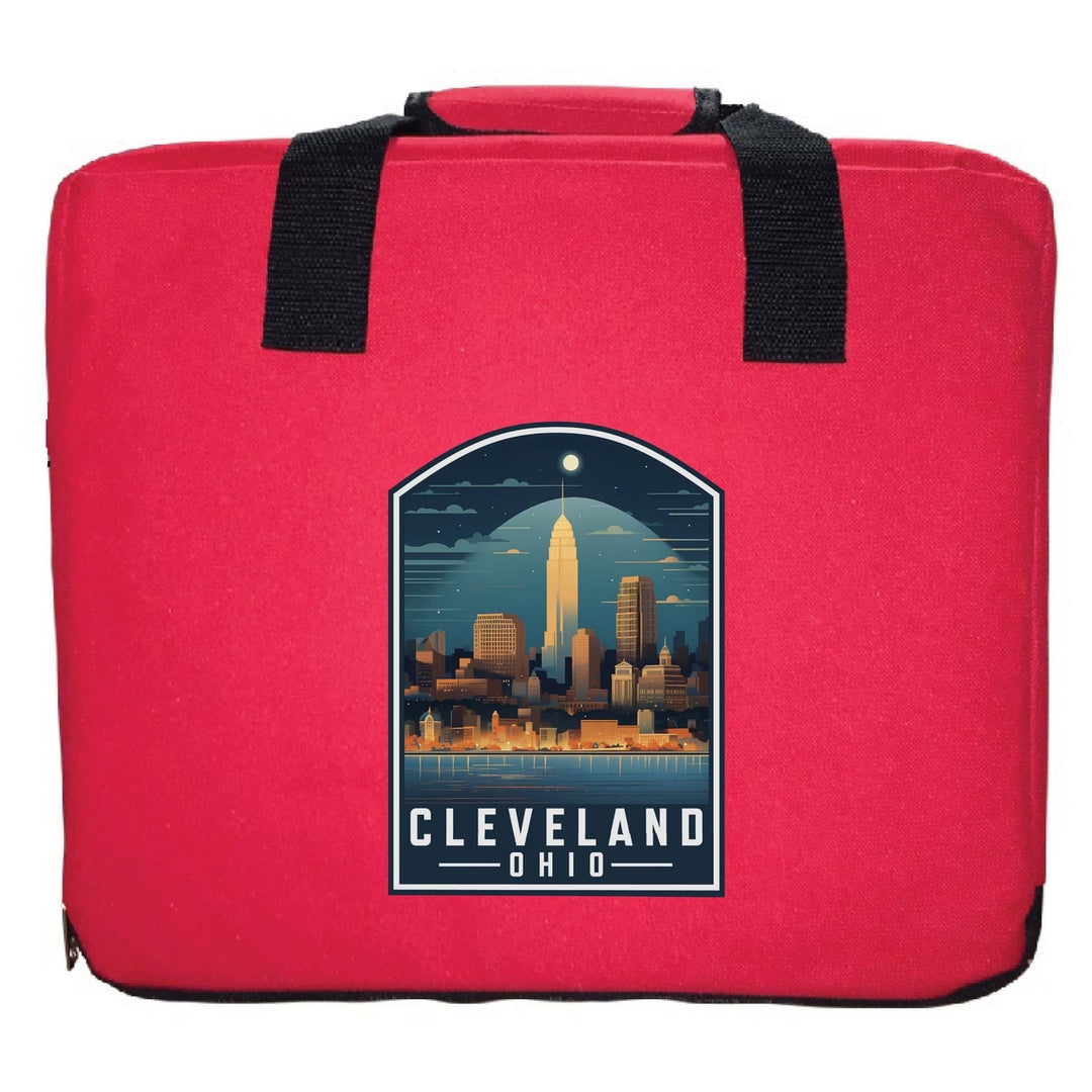 Cleveland Ohio Design A Souvenir Destination Seat Cushion Image 1