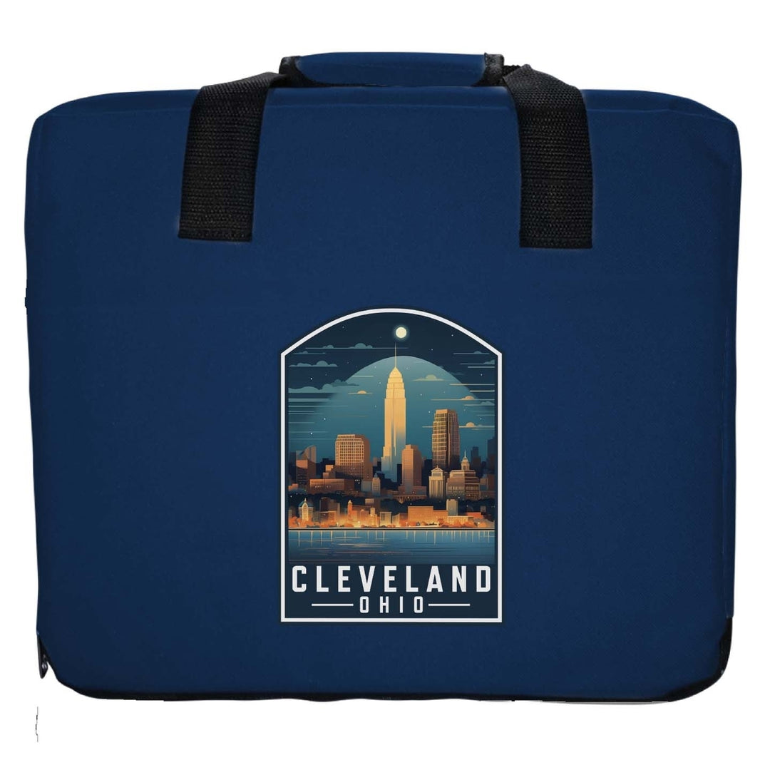 Cleveland Ohio Design A Souvenir Destination Seat Cushion Image 2