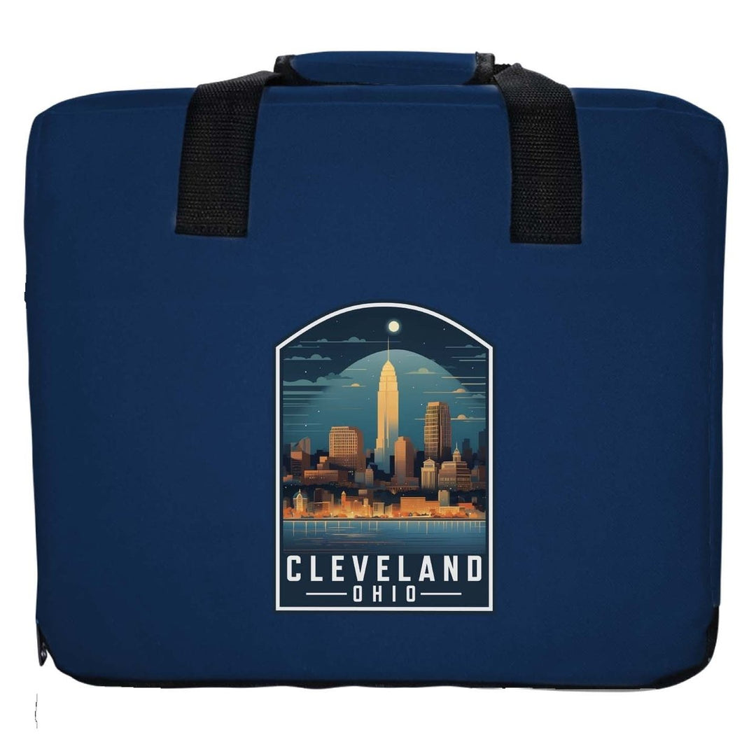 Cleveland Ohio Design A Souvenir Destination Seat Cushion Image 1