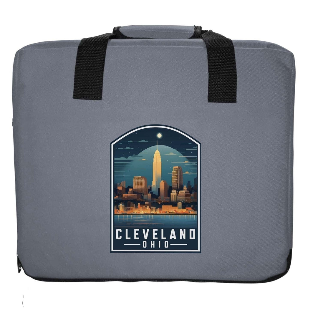 Cleveland Ohio Design A Souvenir Destination Seat Cushion Image 4