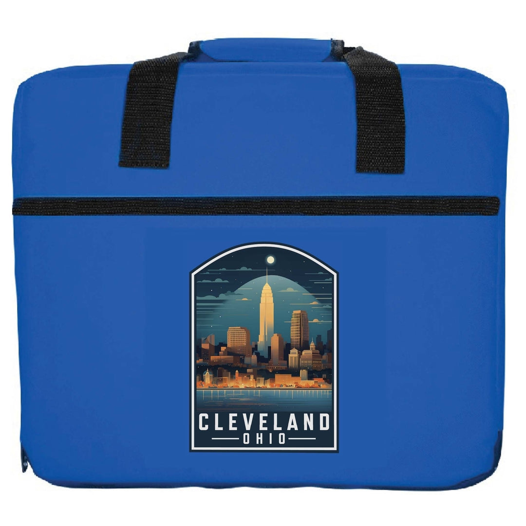 Cleveland Ohio Design A Souvenir Destination Seat Cushion Image 4