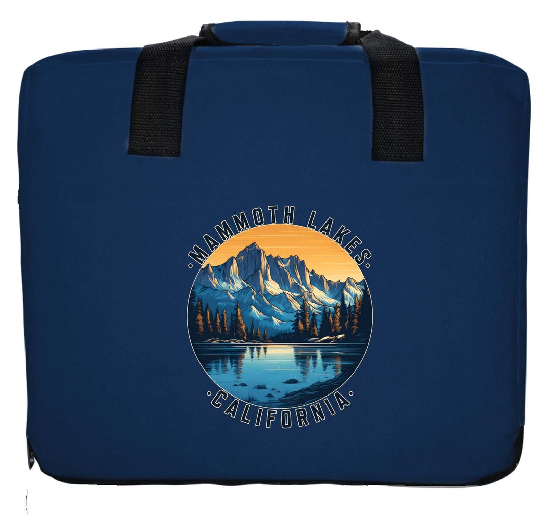 Mammoth Lakes California Design B Souvenir Destination Seat Cushion Image 2