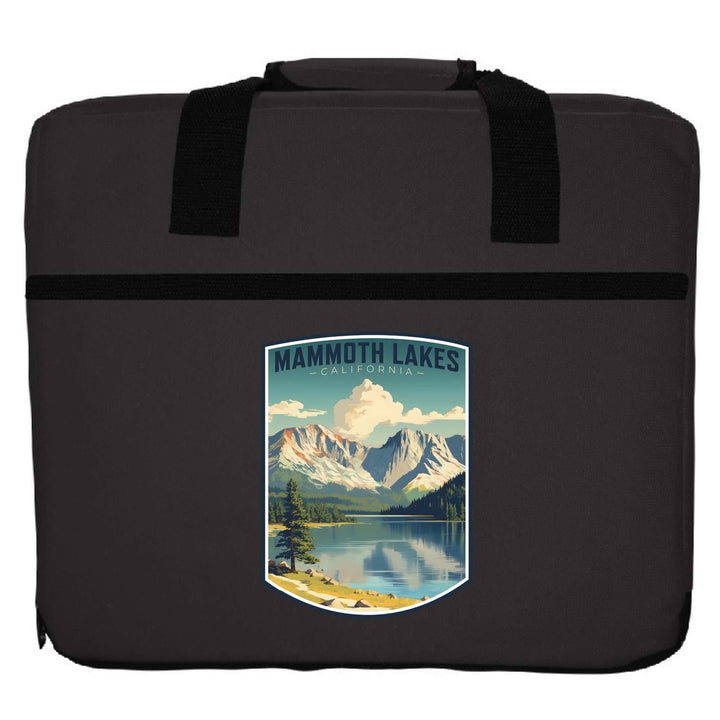 Mammoth Lakes California Design C Souvenir Destination Seat Cushion Image 1