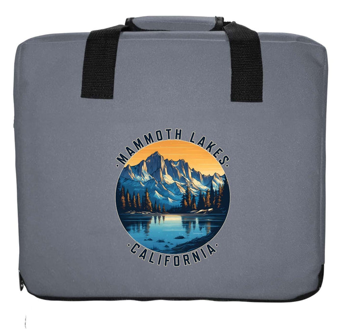 Mammoth Lakes California Design B Souvenir Destination Seat Cushion Image 4