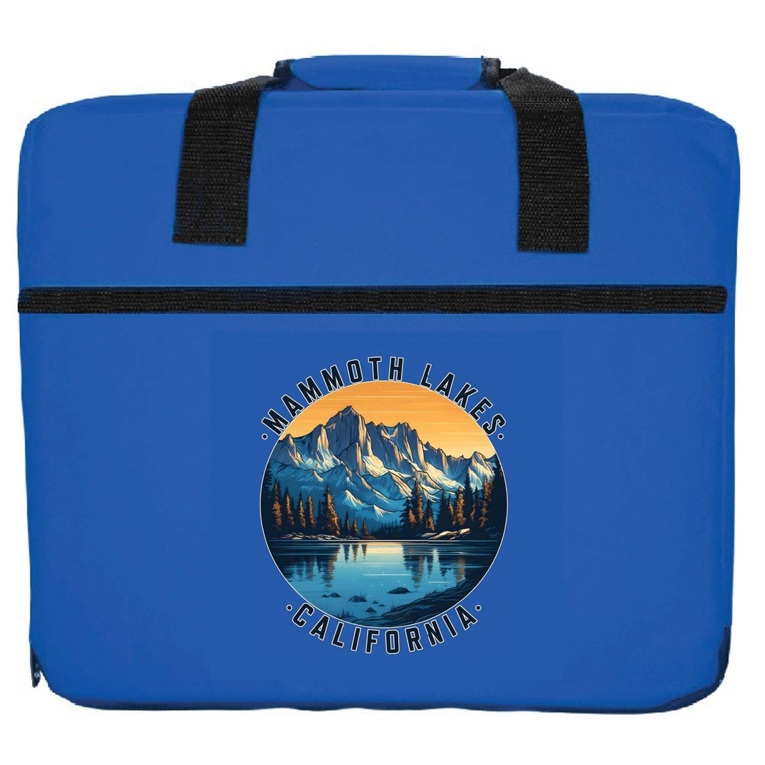 Mammoth Lakes California Design B Souvenir Destination Seat Cushion Image 4