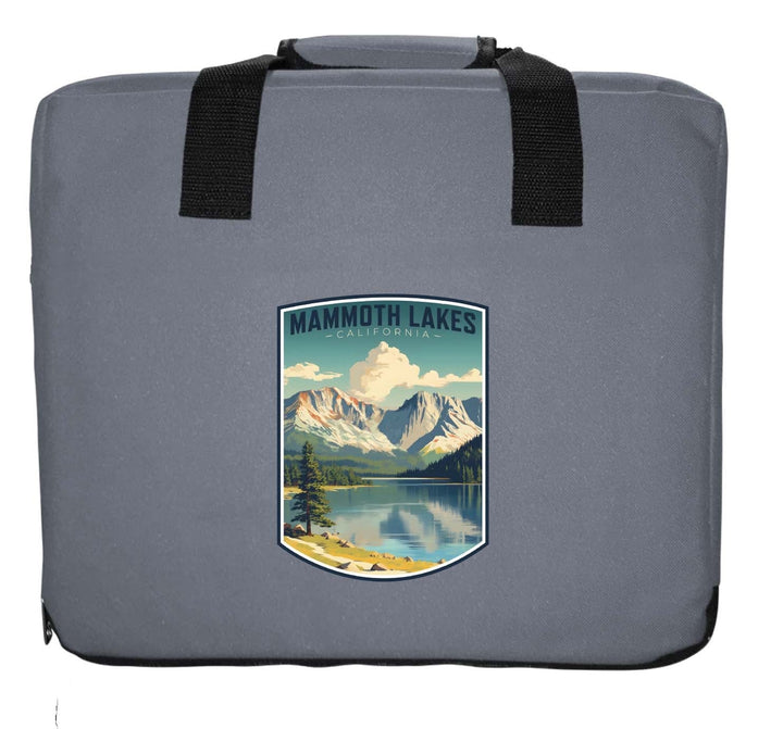 Mammoth Lakes California Design C Souvenir Destination Seat Cushion Image 3