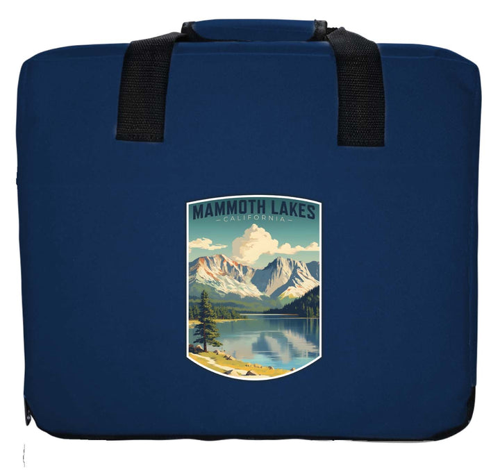 Mammoth Lakes California Design C Souvenir Destination Seat Cushion Image 4