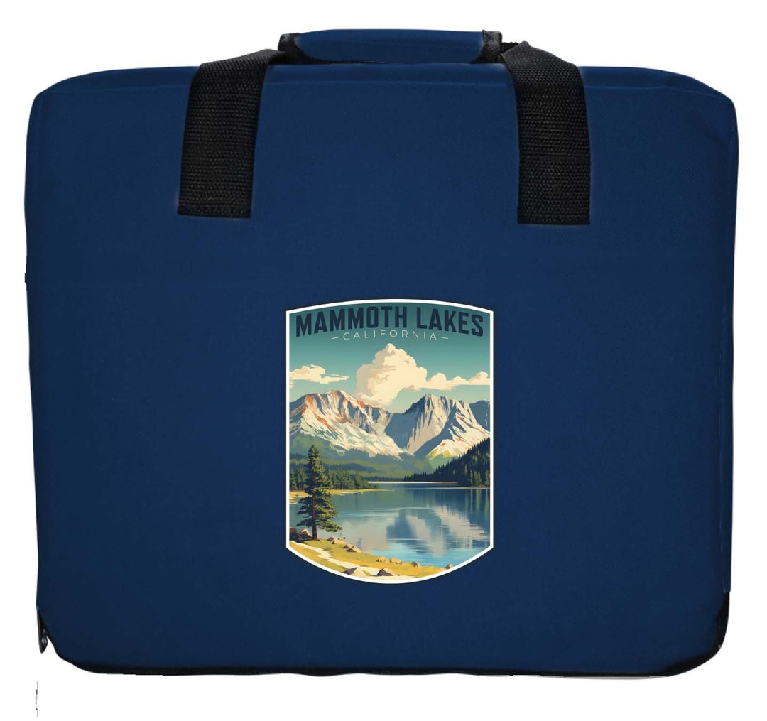 Mammoth Lakes California Design C Souvenir Destination Seat Cushion Image 1