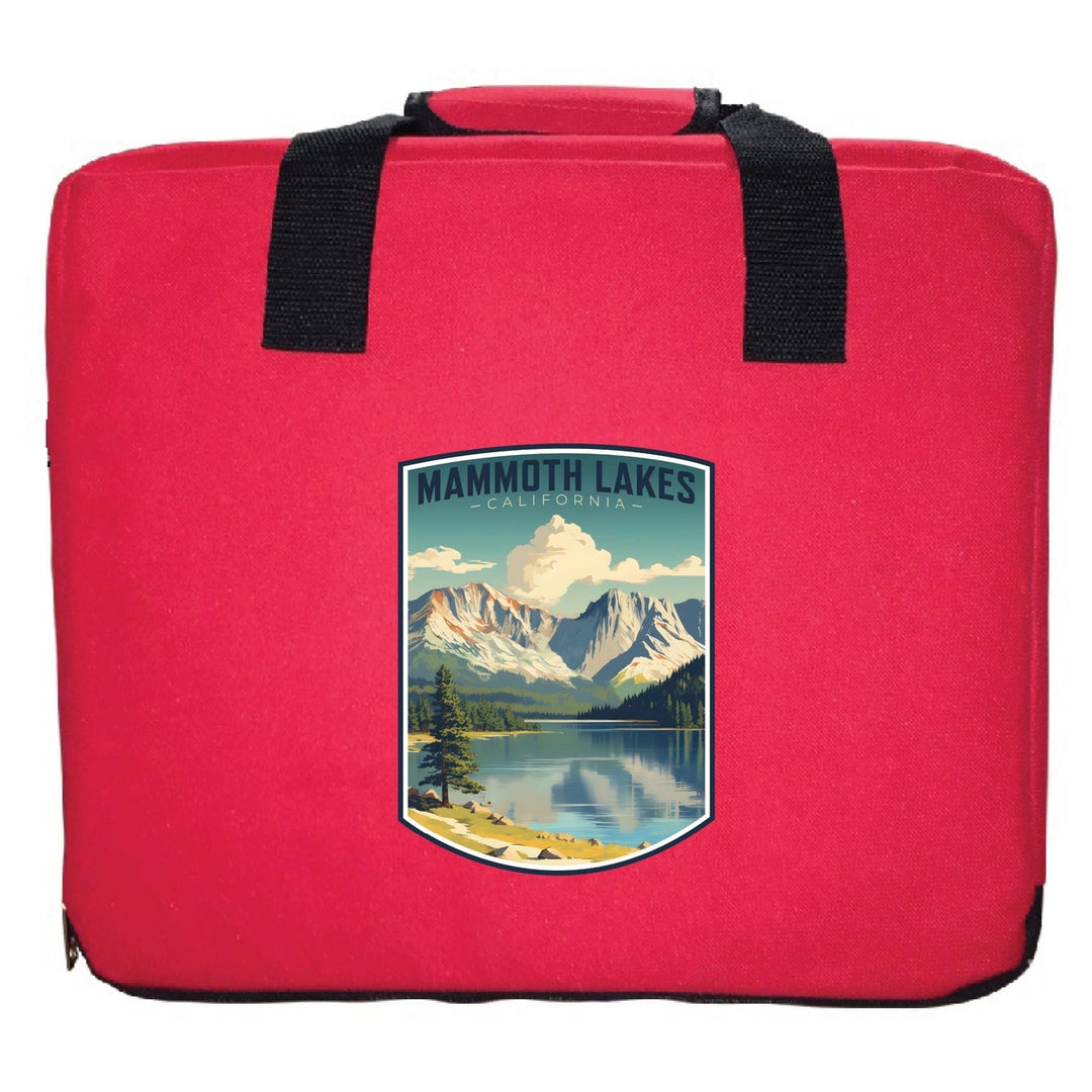 Mammoth Lakes California Design C Souvenir Destination Seat Cushion Image 6