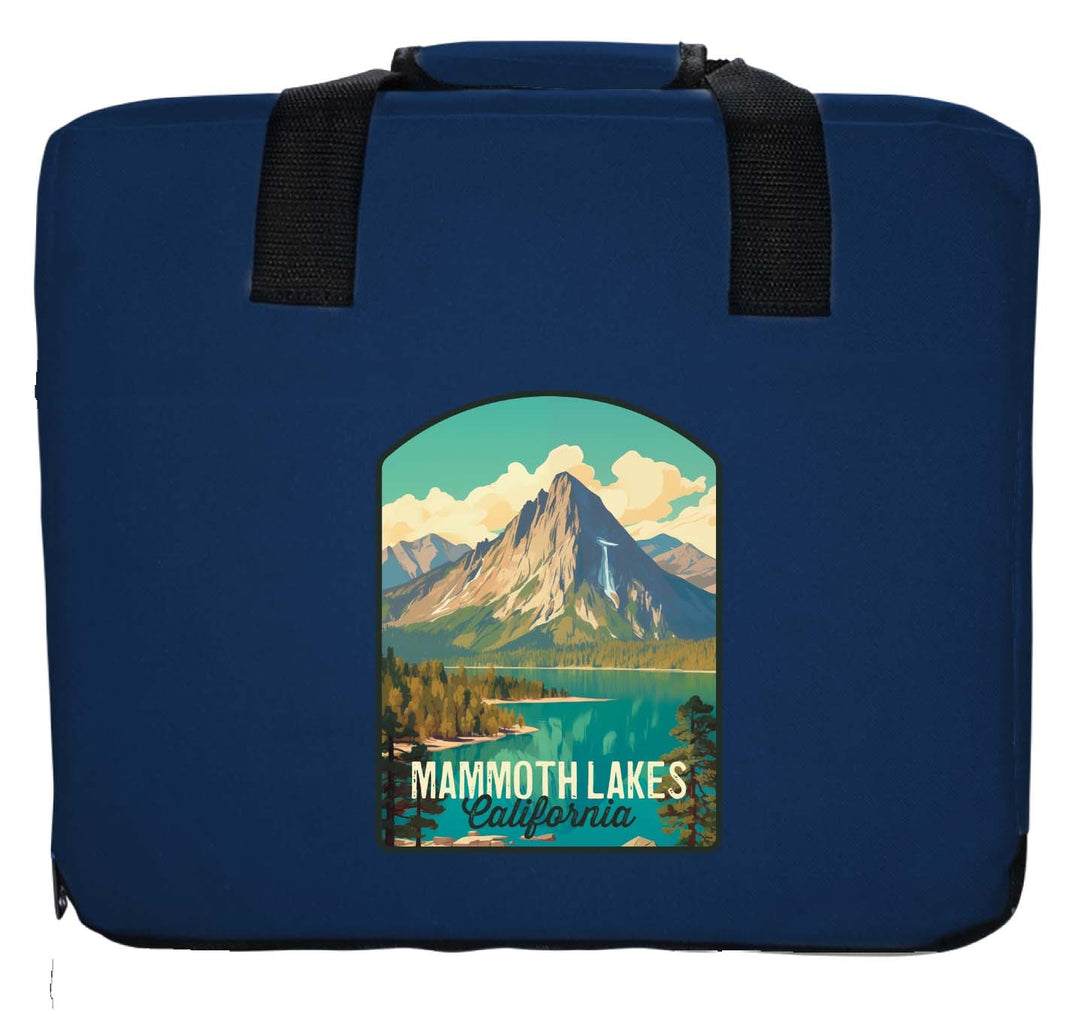 Mammoth Lakes California Design A Souvenir Destination Seat Cushion Image 1