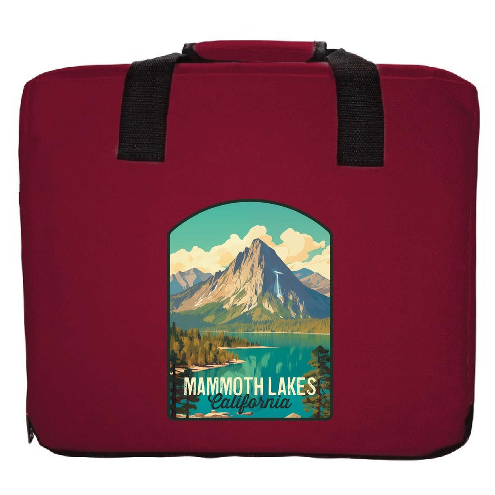 Mammoth Lakes California Design A Souvenir Destination Seat Cushion Image 2