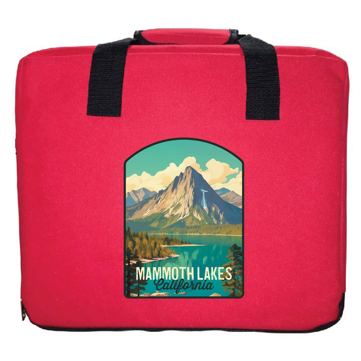 Mammoth Lakes California Design A Souvenir Destination Seat Cushion Image 3