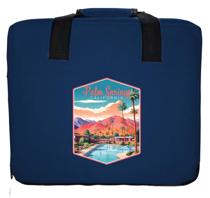 Palm Springs California Design B Souvenir Destination Seat Cushion Image 1